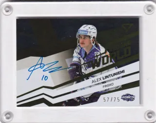 Lintuniemi Alex SportZoo Tipsport 2023-24 II.série Around the World Auto /49 č.AWS-AL