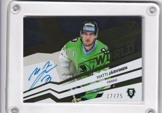 Järvinen Matti SportZoo Tipsport 2023-24 II.série Around the World Auto /49 č.AWS-MJ