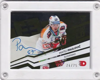 Paulovič Matej SportZoo Tipsport 2023-24 II.série Around the World Auto /49 č.AWS-MP