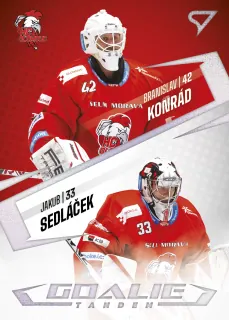 Branislav Konrád-Jakub Sedláček SportZoo Tipsport 2023-24 II.série Goalie Tandem č.GT-08