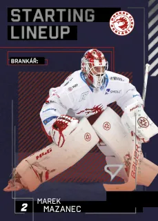 Mazanec Marek SportZoo Tipsport 2023-24 II.série Starting Lineup č.SL-01
