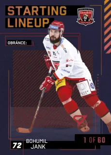 Jank Bohumil SportZoo Tipsport 2023-24 II.série Starting Lineup 1of60 č.SL-09