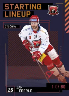 Eberle Jan SportZoo Tipsport 2023-24 II.série Starting Lineup 1of60 č.SL-10