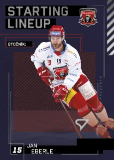 Eberle Jan SportZoo Tipsport 2023-24 II.série Starting Lineup č.SL-10