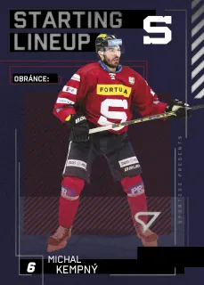 Kempný Michal SportZoo Tipsport 2023-24 II.série Starting Lineup č.SL-26