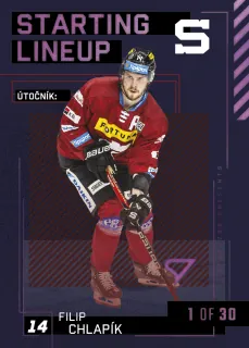 Chlapík Filip SportZoo Tipsport 2023-24 II.série Starting Lineup 1of30 č.SL-28