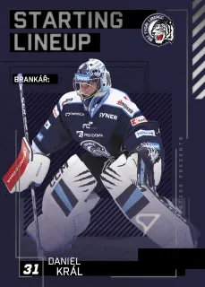 Král Daniel SportZoo Tipsport 2023-24 II.série Starting Lineup č.SL-31
