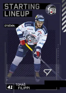 Filippi Tomáš SportZoo Tipsport 2023-24 II.série Starting Lineup č.SL-35