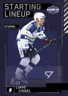 Cingel Lukáš SportZoo Tipsport 2023-24 II.série Starting Lineup č.SL-40