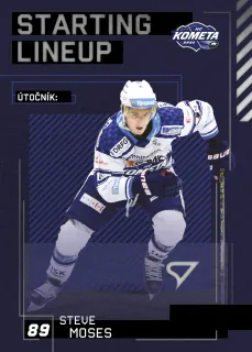 Moses Steve SportZoo Tipsport 2023-24 II.série Starting Lineup č.SL-41