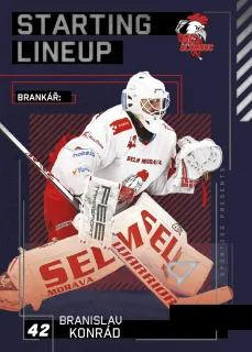 Konrád Branislav SportZoo Tipsport 2023-24 II.série Starting Lineup č.SL-43