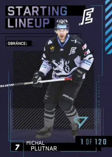 Plutnar Michal SportZoo Tipsport 2023-24 II.série Starting Lineup 1of120 č.SL-51