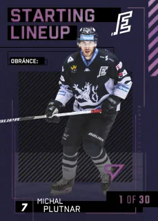 Plutnar Michal SportZoo Tipsport 2023-24 II.série Starting Lineup 1of30 č.SL-51