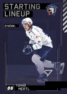 Mertl Tomáš SportZoo Tipsport 2023-24 II.série Starting Lineup č.SL-71