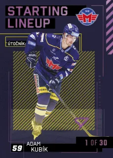 Ordoš Jan SportZoo Tipsport 2023-24 II.série Starting Lineup 1of30 č.SL-78