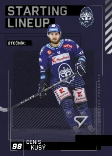 Kusý Denis SportZoo Tipsport 2023-24 II.série Starting Lineup č.SL-83