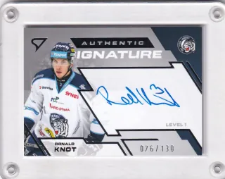 Knot Ronald SportZoo Tipsport 2023-24 II.série Authentic Signature Level 1 xxx/130 č.SL1-KN