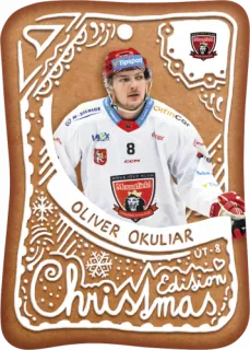 Okuliar Oliver SportZoo Tipsport Christmas 2023-24 Christmas Edition 2023 (perníček) č.CH-02