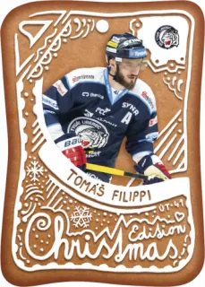 Filippi Tomáš SportZoo Tipsport Christmas 2023-24 Christmas Edition 2023 (perníček) č.CH-06