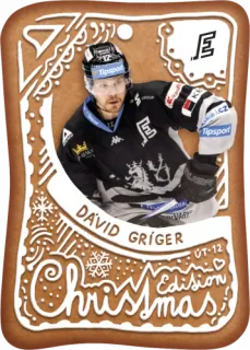 Gríger David SportZoo Tipsport Christmas 2023-24 Christmas Edition 2023 (perníček) č.CH-09