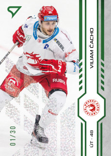 Čacho Viliam SportZoo Tipsport 2024-25 I.série Green Glitter /30 č.11