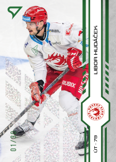 Hudáček Libor SportZoo Tipsport 2024-25 I.série Green Glitter /30 č.15