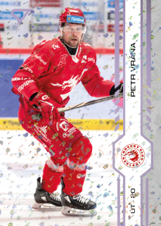 Vrána Petr SportZoo Tipsport 2024-25 I.série Puck Marks (fialové) č.18