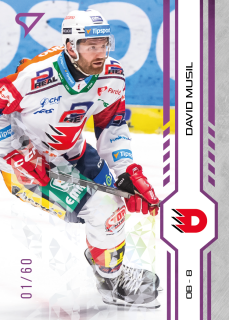Musil David SportZoo Tipsport 2024-25 I.série Purple Iceberg /60 č.25