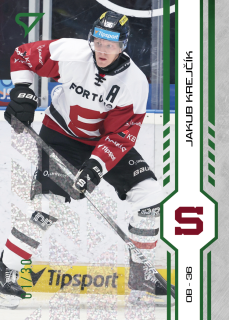 Krejčík Jakub SportZoo Tipsport 2024-25 I.série Green Glitter /30 č.42