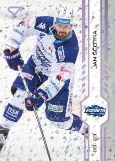 Ščotka Jan SportZoo Tipsport 2024-25 I.série Puck Marks (fialové) č.81