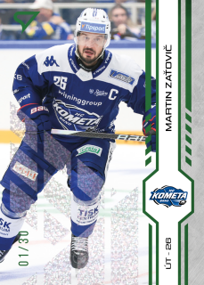 Zaťovič Martin SportZoo Tipsport 2024-25 I.série Green Glitter /30 č.88