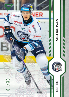 Ivan Michal SportZoo Tipsport 2024-25 I.série Green Glitter /30 č.114