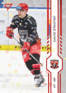 Šťastný David SportZoo Tipsport 2024-25 I.série Red Sparks (červené) č.143