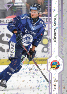 Abdul Jindřich SportZoo Tipsport 2024-25 I.série Puck Marks (fialové) č.154