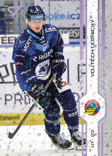 Lednický Vojtěch SportZoo Tipsport 2024-25 I.série Puck Marks (fialové) č.160