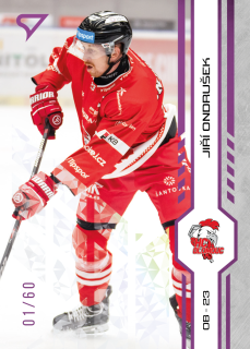 Ondrušek Jiří SportZoo Tipsport 2024-25 I.série Purple Iceberg /60 č.167