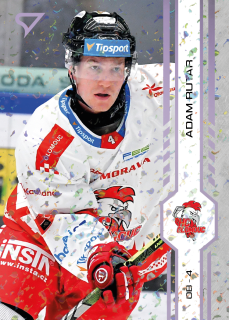 Rutar Adam SportZoo Tipsport 2024-25 I.série Puck Marks (fialové) č.169
