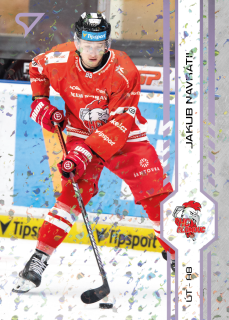 Navrátil Jakub SportZoo Tipsport 2024-25 I.série Puck Marks (fialové) č.179