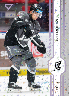 Moravec David SportZoo Tipsport 2024-25 I.série Puck Marks (fialové) č.186