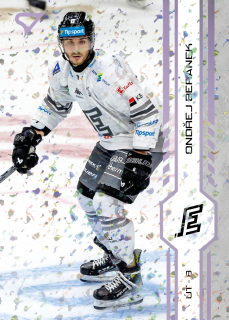 Beránek Ondřej SportZoo Tipsport 2024-25 I.série Puck Marks (fialové) č.190