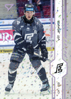 Jiskra Vít SportZoo Tipsport 2024-25 I.série Puck Marks (fialové) č.194