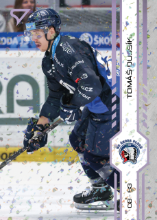 Dujsík Tomáš SportZoo Tipsport 2024-25 I.série Puck Marks (fialové) č.201
