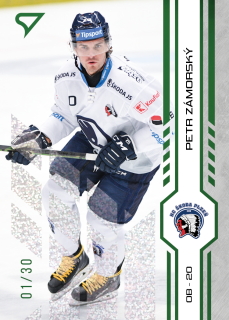 Zámorský Petr SportZoo Tipsport 2024-25 I.série Green Glitter /30 č.207