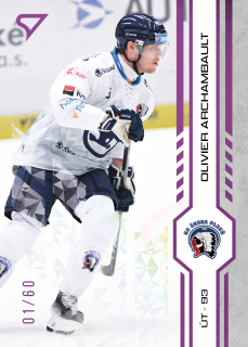 Archambault Olivier SportZoo Tipsport 2024-25 I.série Purple Iceberg /60 č.208