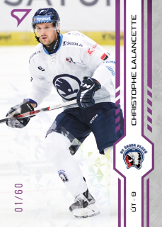 Lalancette Christophe SportZoo Tipsport 2024-25 I.série Purple Iceberg /60 č.212