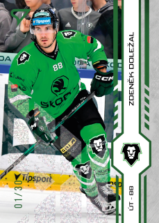 Doležal Zdeněk SportZoo Tipsport 2024-25 I.série Green Glitter /30 č.228
