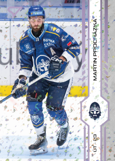 Procházka Martin SportZoo Tipsport 2024-25 I.série Puck Marks (fialové) č.248
