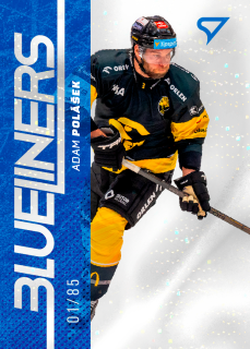 Adam Polášek  SportZoo Tipsport 2024-25 I.série Blueliners Holo Ice x/85 č.BL-11