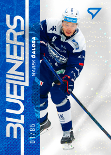 Marek Ďaloga  SportZoo Tipsport 2024-25 I.série Blueliners Holo Ice x/85 č.BL-13