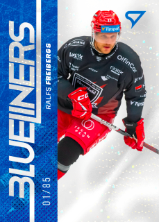 Ralfs Freibergs  SportZoo Tipsport 2024-25 I.série Blueliners Holo Ice x/85 č.BL-21